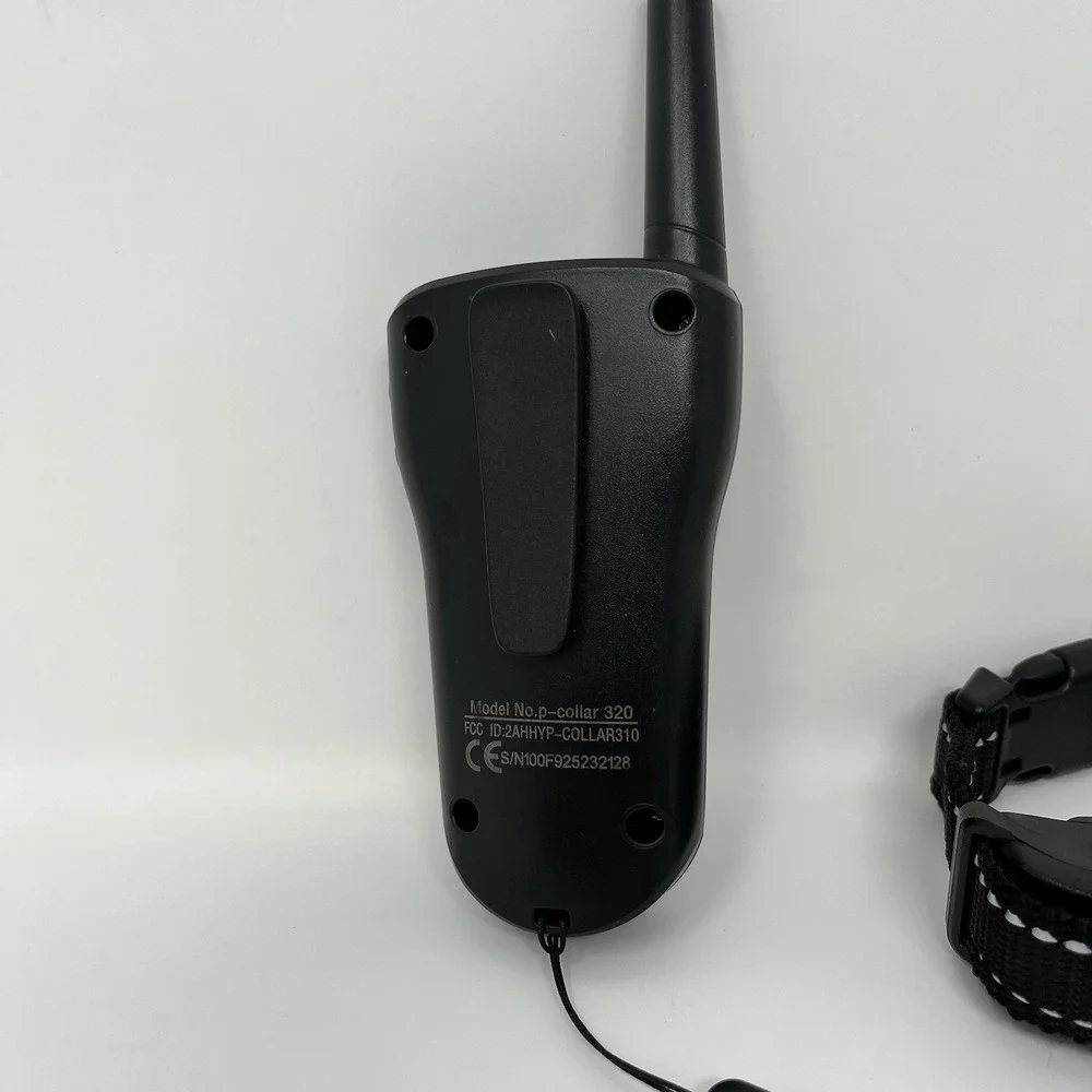 Patpet p-collar 320 Dog Training Collar with Remote Black Gold - UNTESTED AS-IS